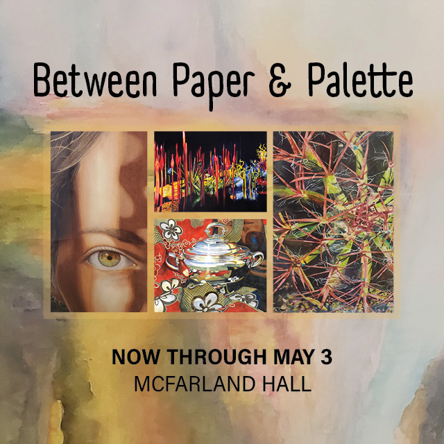 Now through May 3
Watercolor paintings by esteemed Indiana artists, on display in McFarland Hall.

